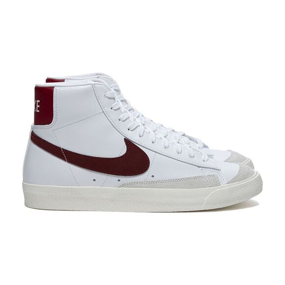 Nike Blazer Mid '77 Basketball Sneakers Vintage White Team Red Men BQ6806 Lace